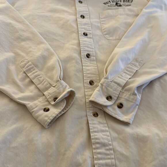 Vintage Disney World Mickey Mouse Shirt Medium Button Down Vacation Resort - Picture 6 of 13